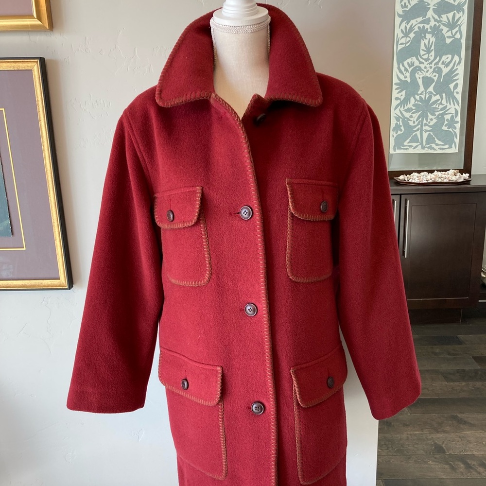 Land’s End Women’s Wool Coat Size 12